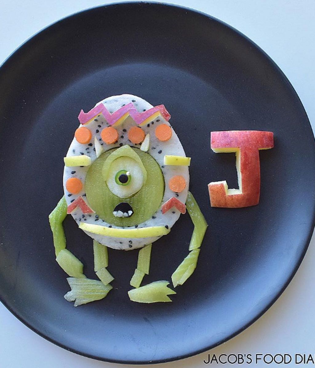 Quiso cocinar atractivos platos para su hijo y se lió, se lió...