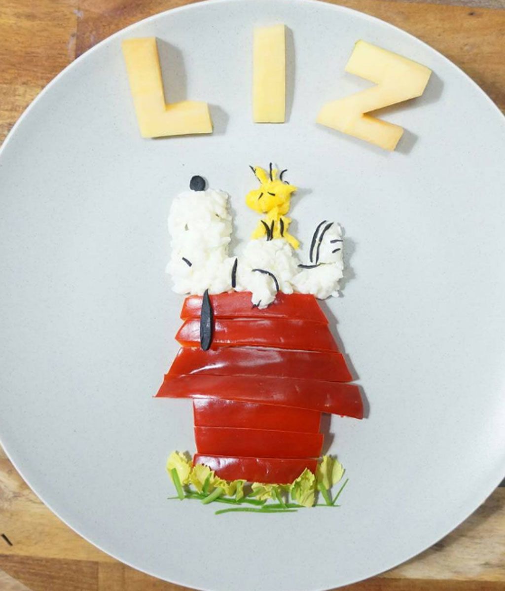 Quiso cocinar atractivos platos para su hijo y se lió, se lió...