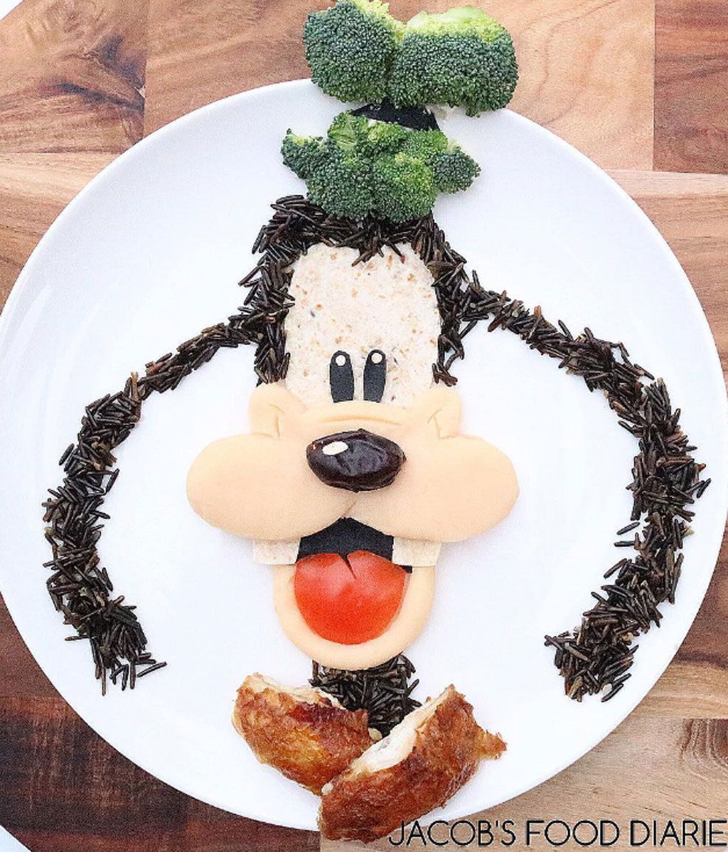 Quiso cocinar atractivos platos para su hijo y se lió, se lió...