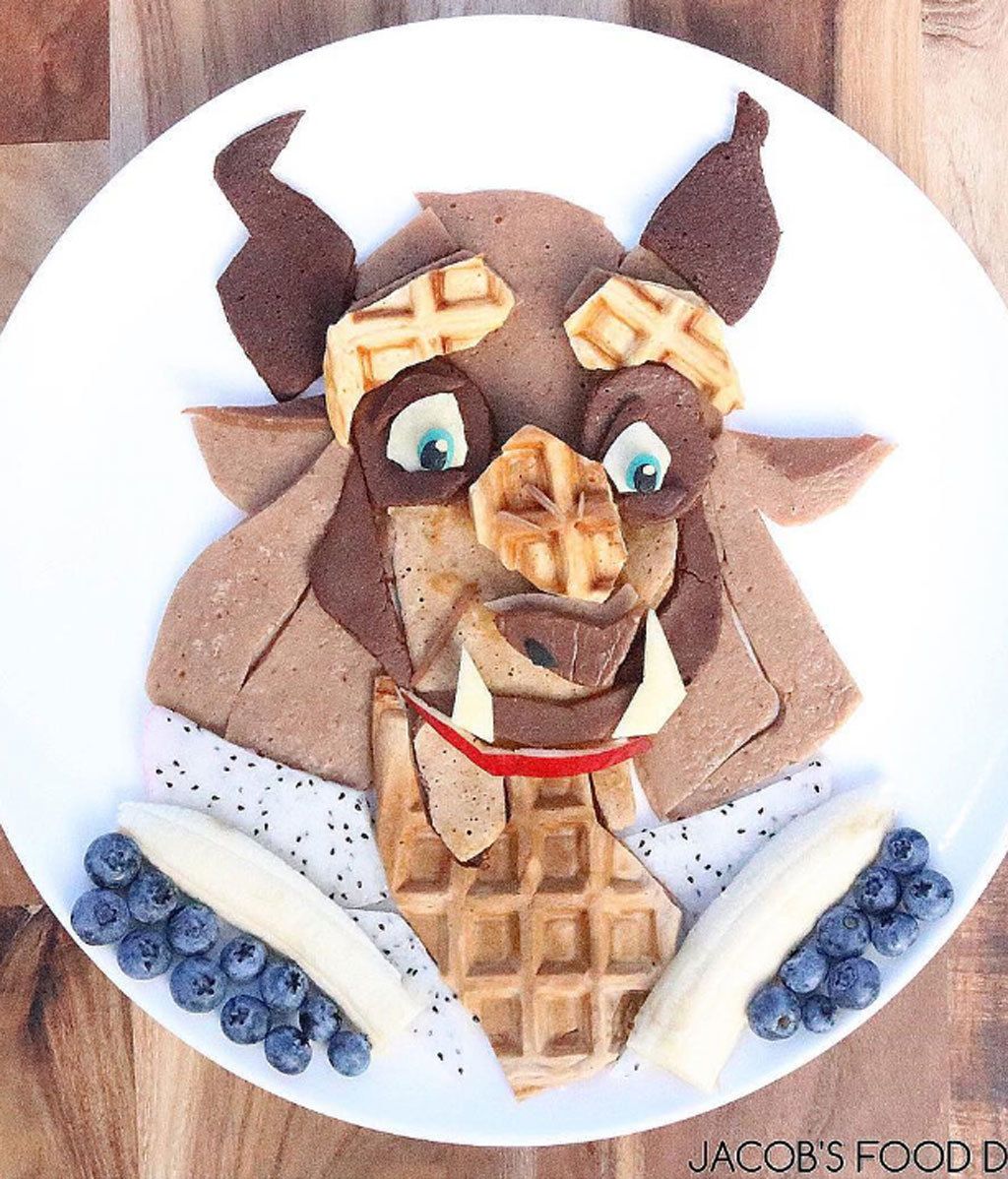 Quiso cocinar atractivos platos para su hijo y se lió, se lió...