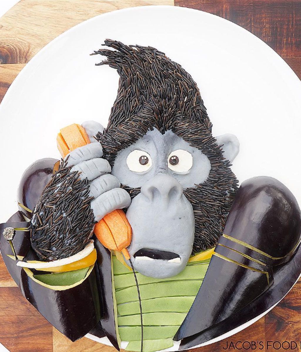 Quiso cocinar atractivos platos para su hijo y se lió, se lió...