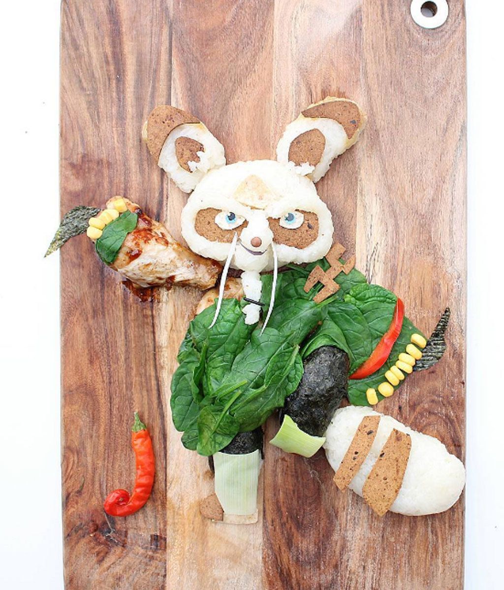 Quiso cocinar atractivos platos para su hijo y se lió, se lió...