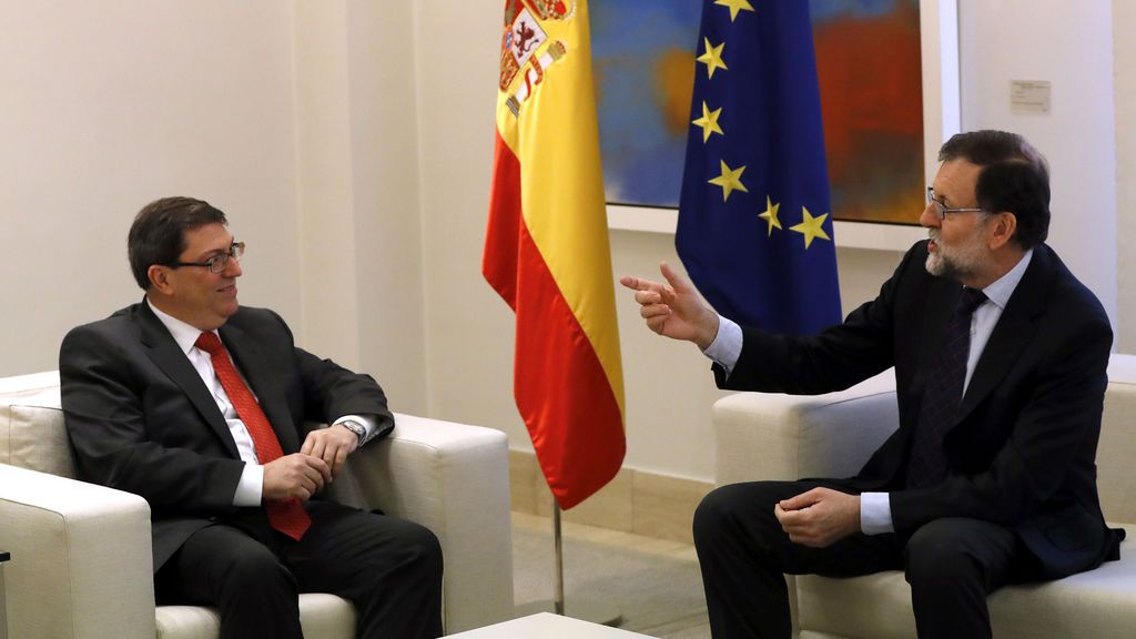 Rajoy se reúne con el ministro de Exteriores de Cuba