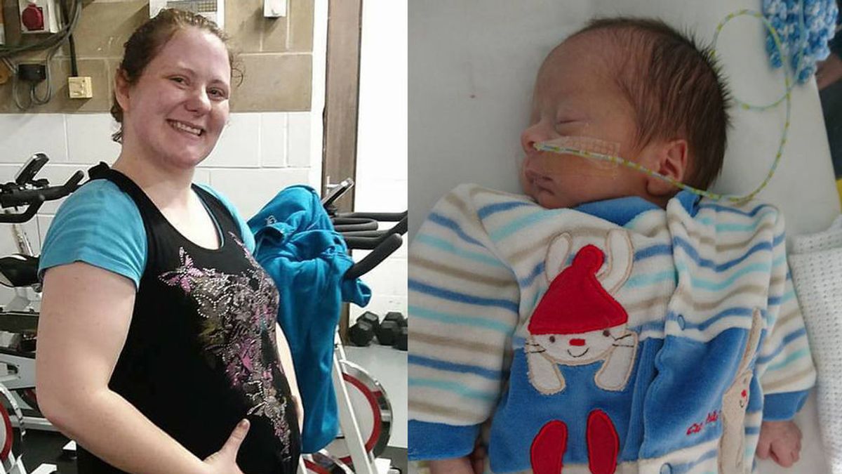 Una mujer descubre que está embarazada después de achacar el tamaño de su tripa a los gases