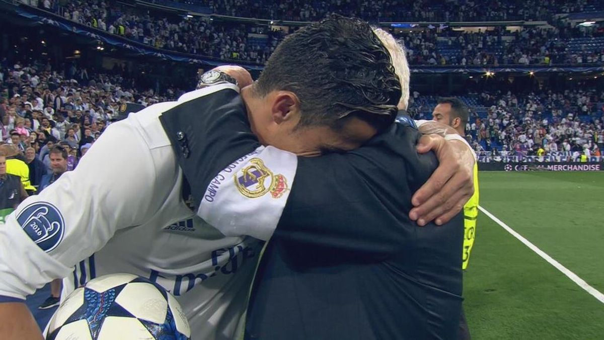 Cristiano Ronaldo emocionó al madridismo con su emotivo abrazo a Herrerín