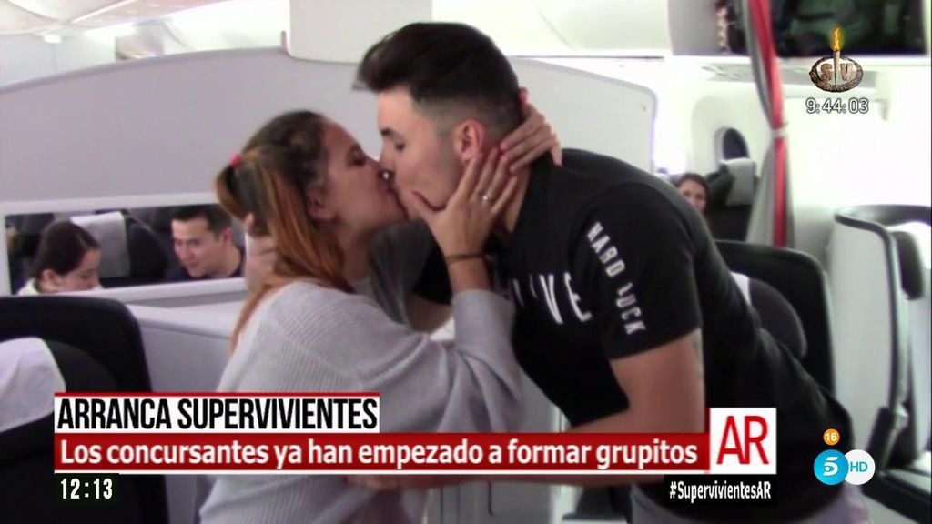 El romántico momento de Gloria Camila y Kiko durante el vuelo a Honduras