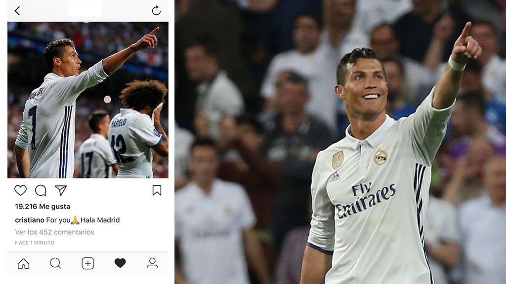 Cristiano pide perd贸n a la afici贸n del Madrid en Instagram y le dedica el hattrick de Champions 馃檹