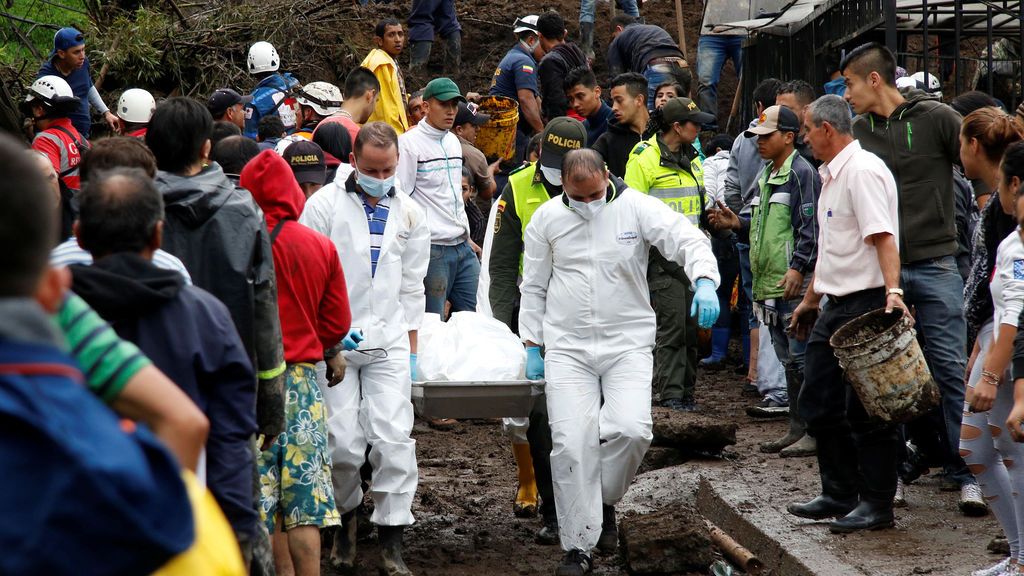 Una veintena de muertos en Colombia en un nuevo deslizamiento de tierra