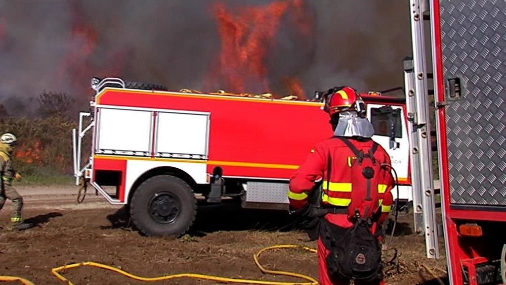 Galicia y Asturias, incendios en un abril muy seco