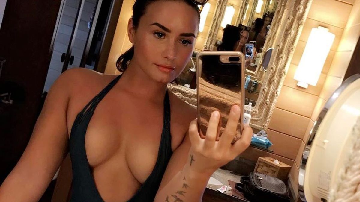 Demi Lovato luce escotazo o en Instagram