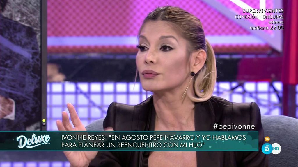 Ivonne Reyes: “El encuentro con Pepe Navarro cambió cuando recibí dos llamadas con cierta información”