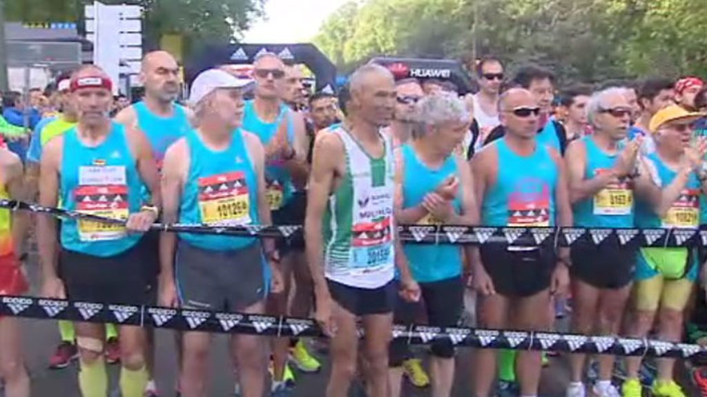 Los ‘cuarentañeros’ del maratón de Madrid