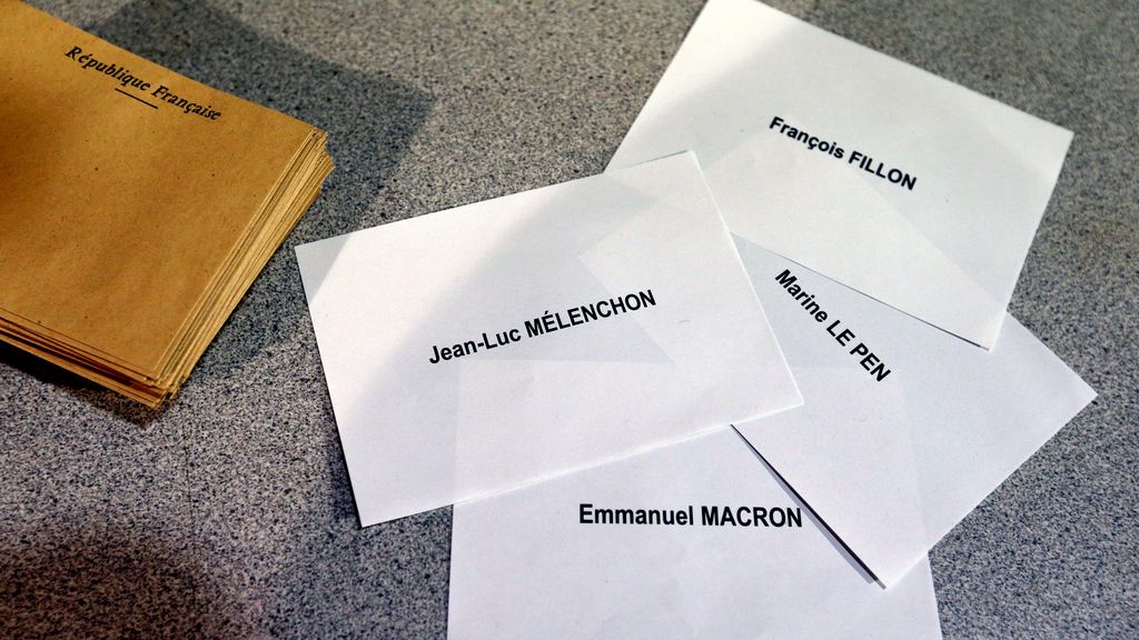 Las imágenes de la jornada electoral en Francia
