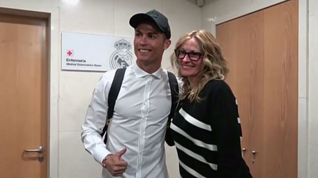 Julia Roberts, invitada de lujo en el Clásico: así disfrutó en el Bernabéu