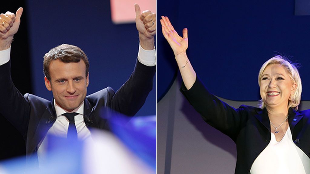 Macron y Le Pen, cara a cara el 7 de mayo