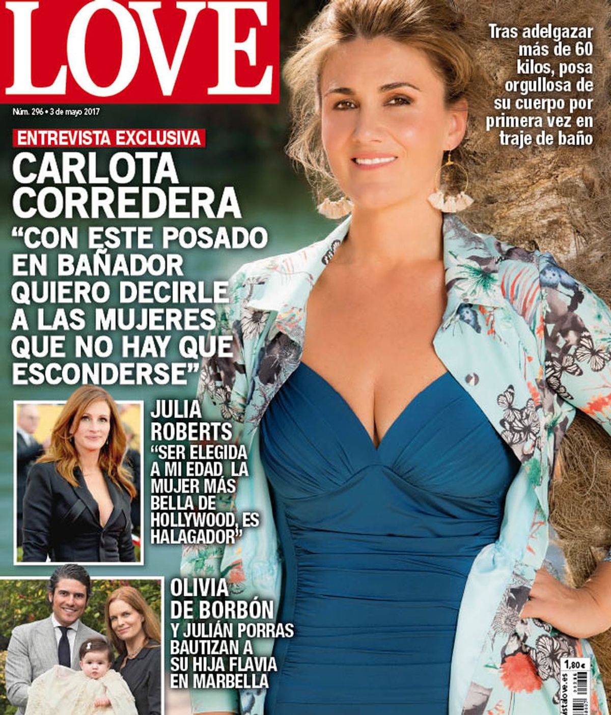 Carlota Corredera posa en bañador para la portada de una conocida revista