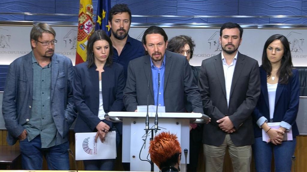 Iglesias anuncia que Podemos trabaja para presentar una moción de censura contra Rajoy