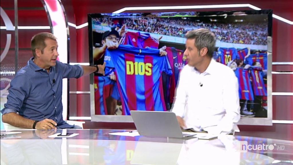 La cara de Messi al ver el homenaje que le tenía preparado el Camp Nou La cara de Messi al ver el homenaje que le tenía preparado el Camp Nou