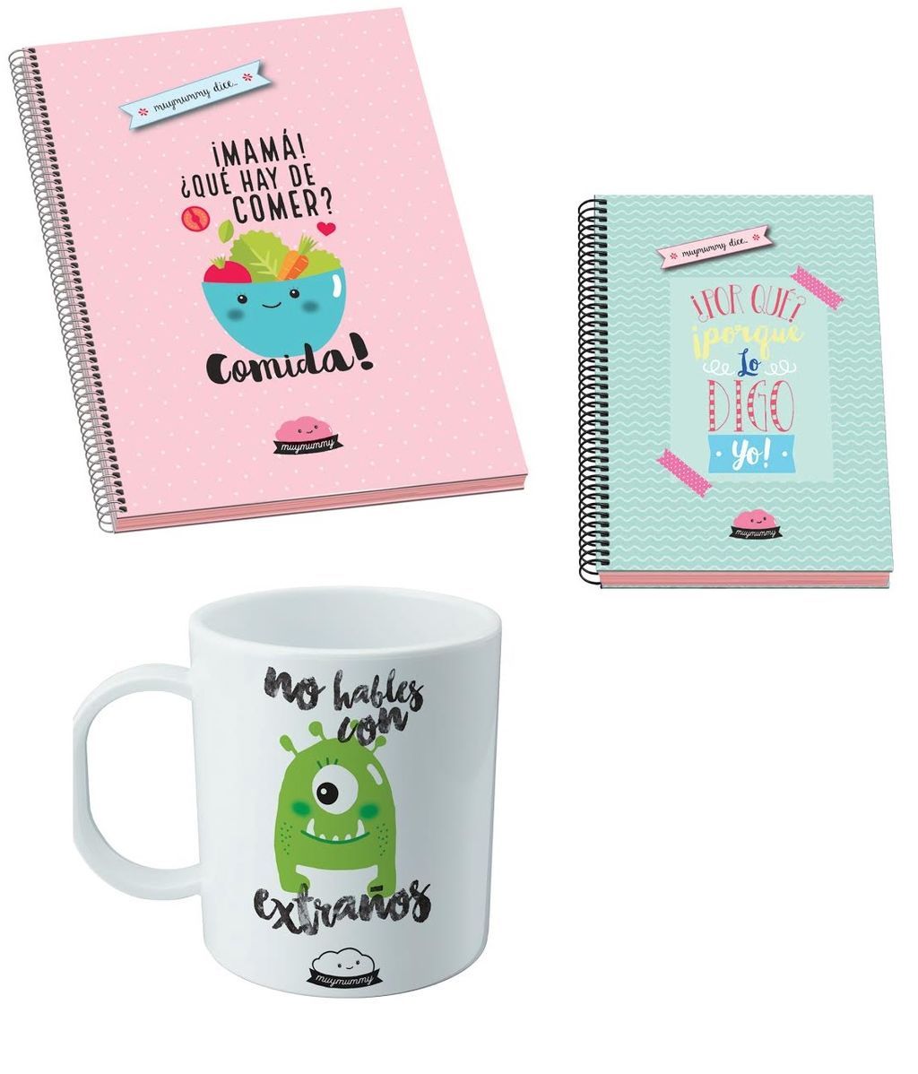 Libretas y tazas Dohe