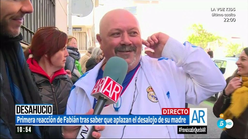 Ana Rosa, al hijo de la anciana que han querido desahuciar: "Que el Real Madrid se estire un poco y os ayude"