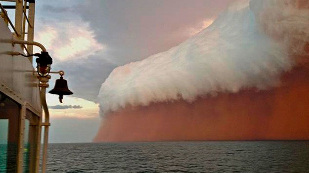 Tormenta de polvo en Australia
