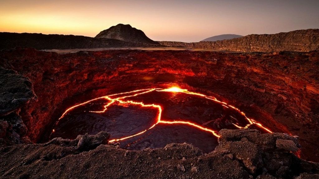 Volcán Erta Ale, en Etiopía
