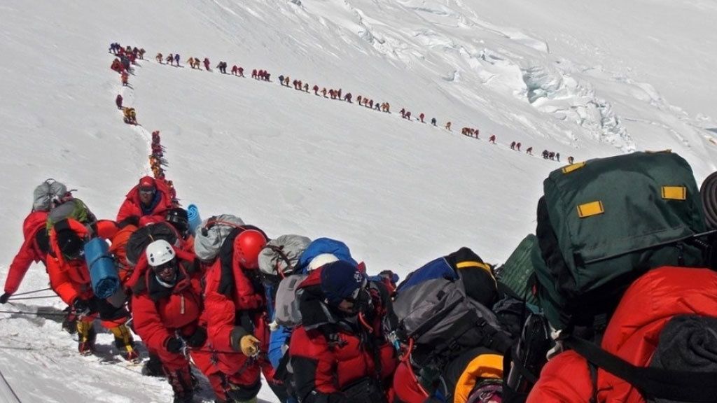 Subida al Everest, en 2013
