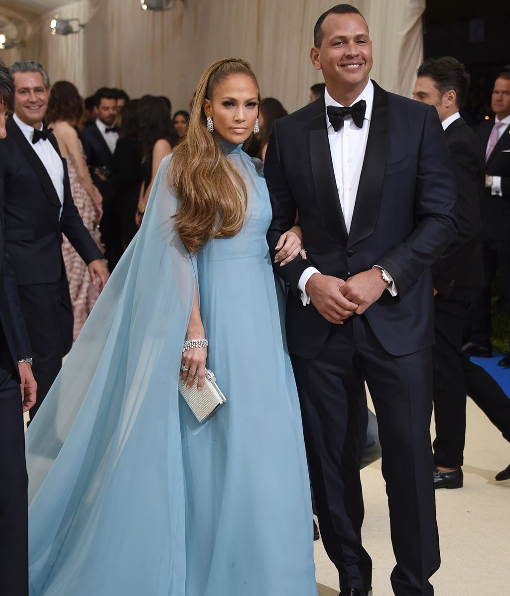Jennifer Lopez junto a Alex Rodriguez
