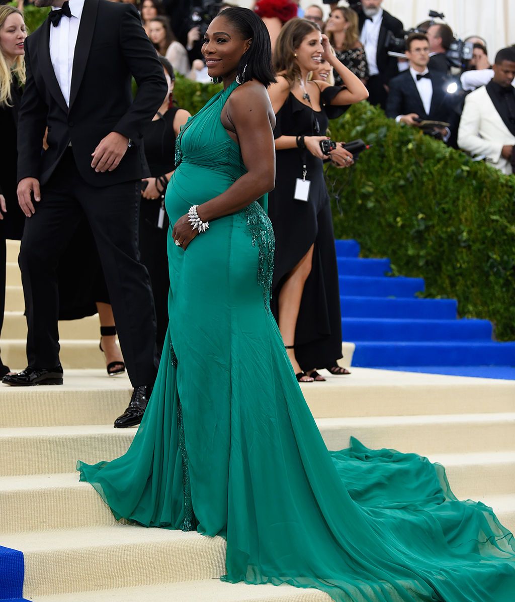 Serena Williams vestida de Versace