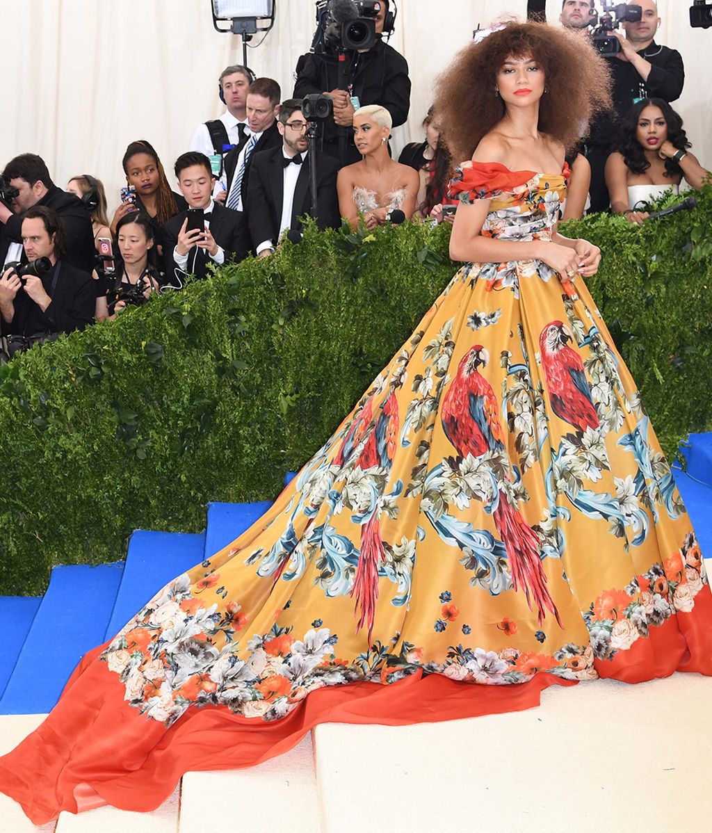 Zendaya vestida de Dolce & Gabbana Alta Moda
