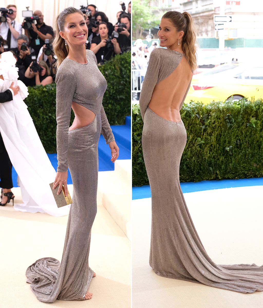 Gisele Bündchen con vestido de Stella McCartney