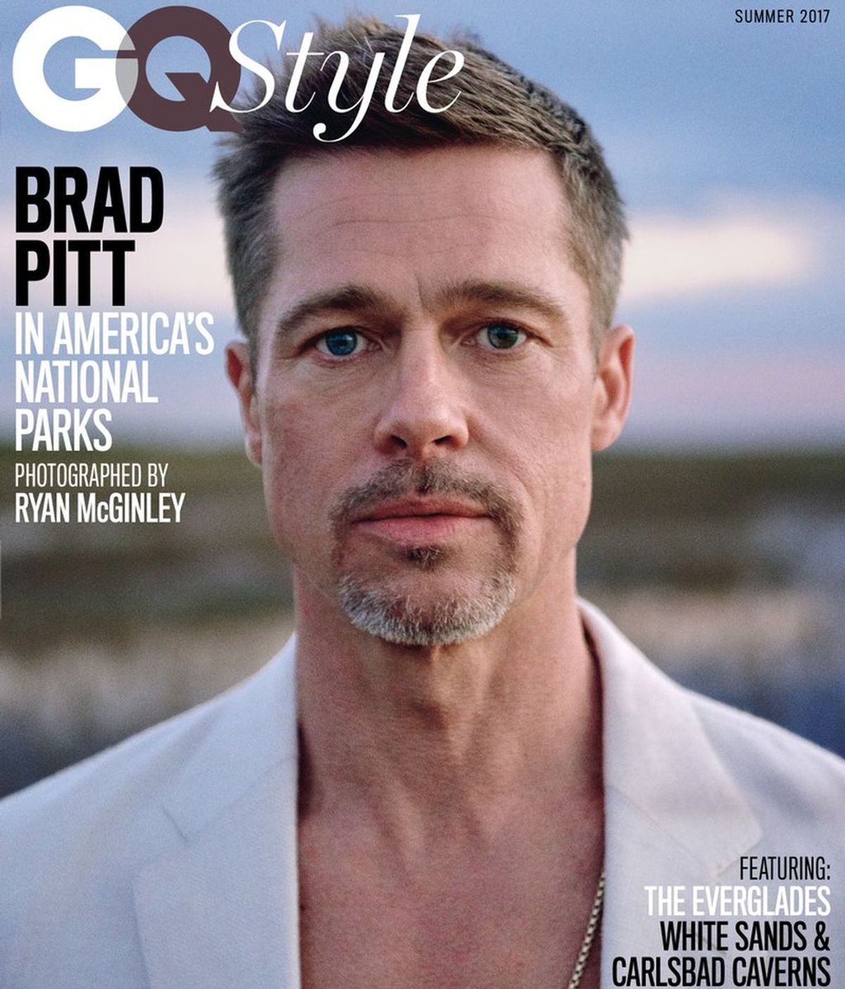 Brad Pitt aparece triste y delgado en la primera portada oficial desde su separación