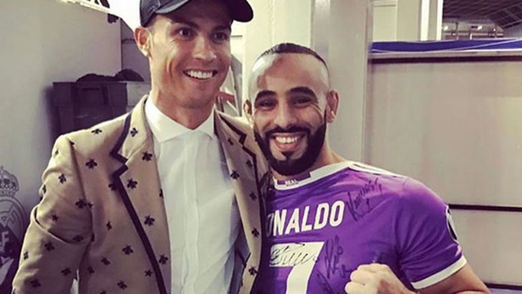 El luchador Ottman Azaitar cumple su sueño: conocer a Cristiano Ronaldo