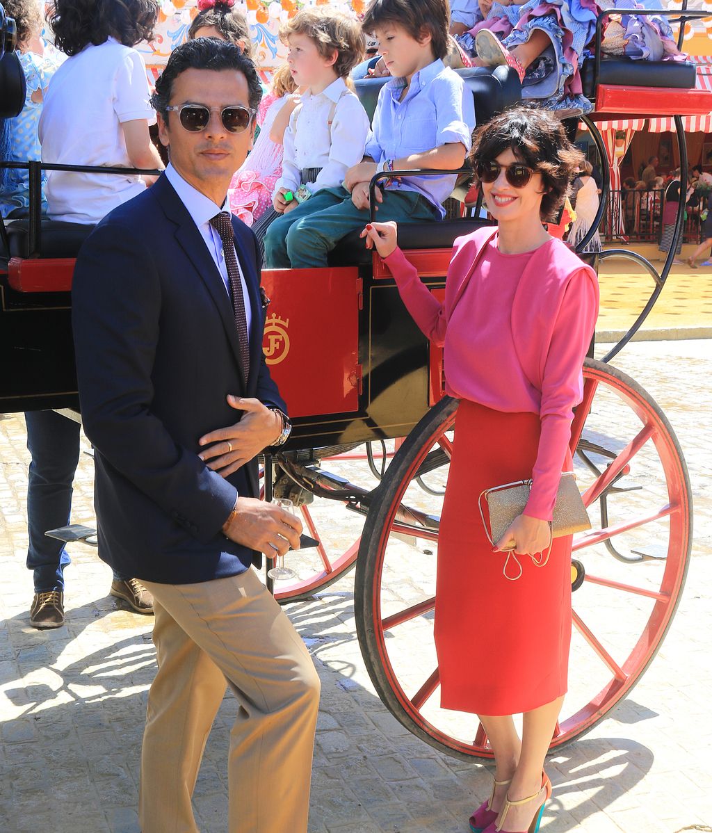 Paz Vega y su marido Orson Salazar