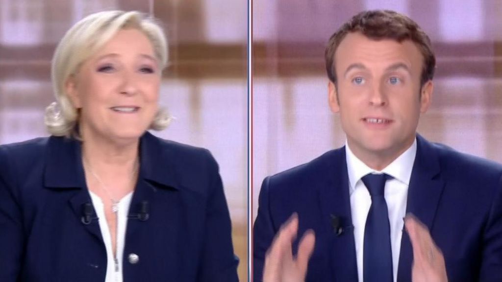 El debate más bronco en la lucha por la presidencia de Francia