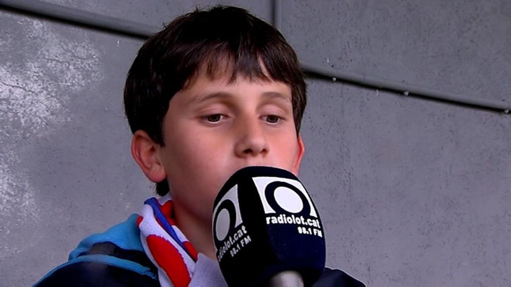 Pere Ribes: ciego, 11 años y locutor de partidos de fútbol