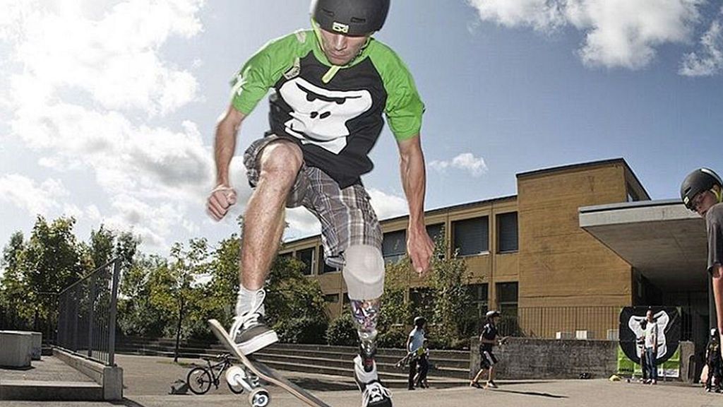 Thomas Winkler, el crack del skate con una sola pierna que maravilla en las redes sociales