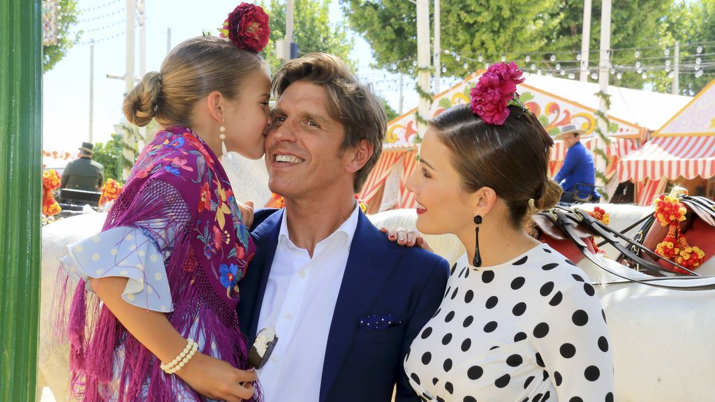 ‘El Cordobés’, su esposa y su hija