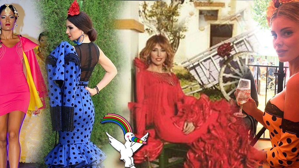 María, Emma García, Triana, Claire… Bellezas flamencas en la Feria de Abril