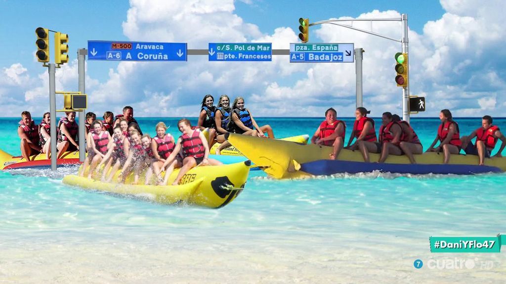 Atasco de bananas locas y otras cosas que verías en la playa de Madrid