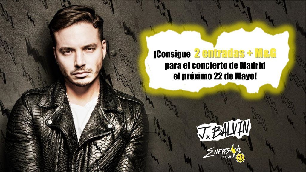 ¿Te gustaría conseguir 2 entradas y M&G para el próximo concierto de J Balvin en Madrid?