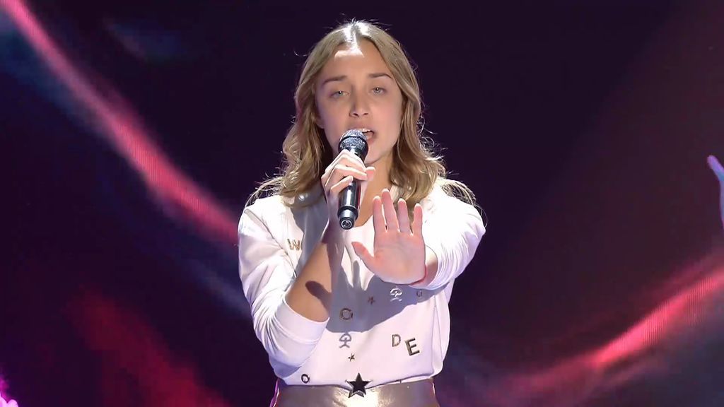 Mónica, una Beyoncé en la final de ‘La Voz Kids’ que arrasa con ‘Love on tope’