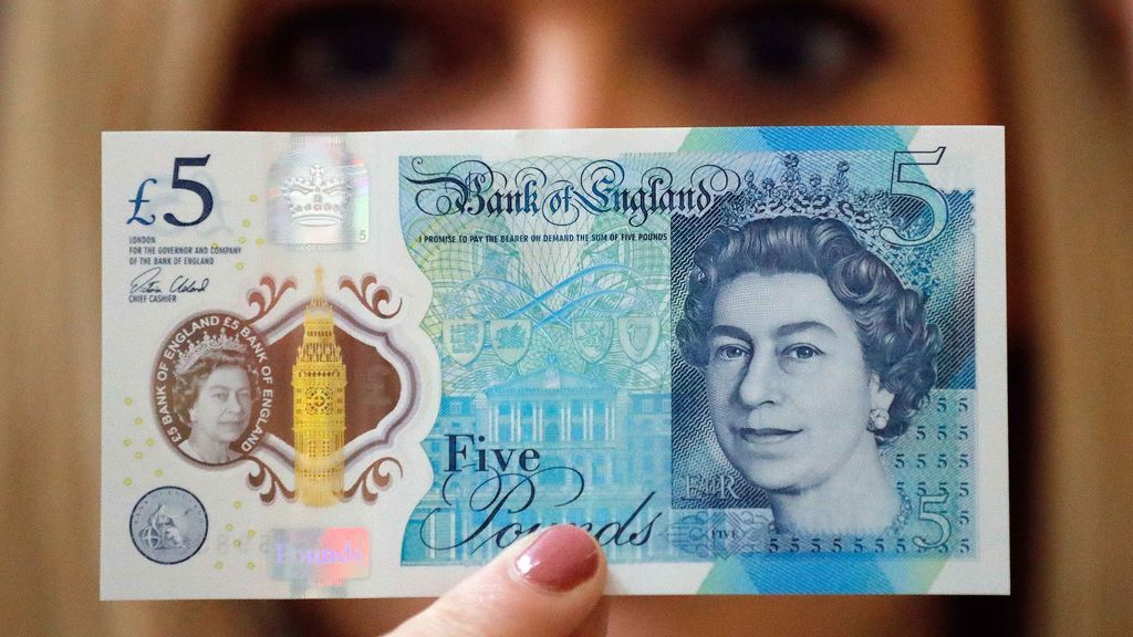 Adiós al billete de cinco libras