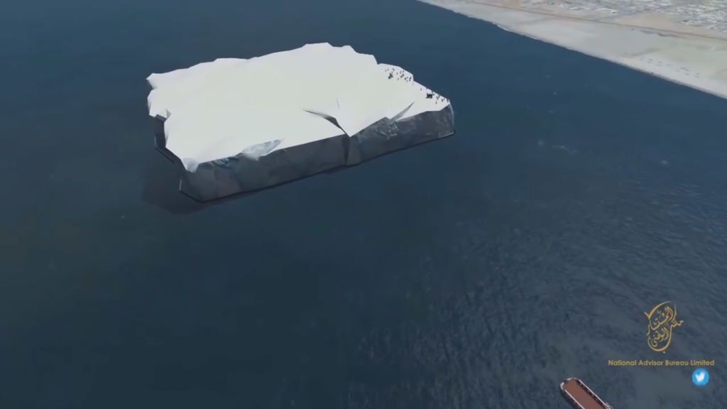 Emiratos Árabes quiere remolcar un iceberg para conseguir agua potable