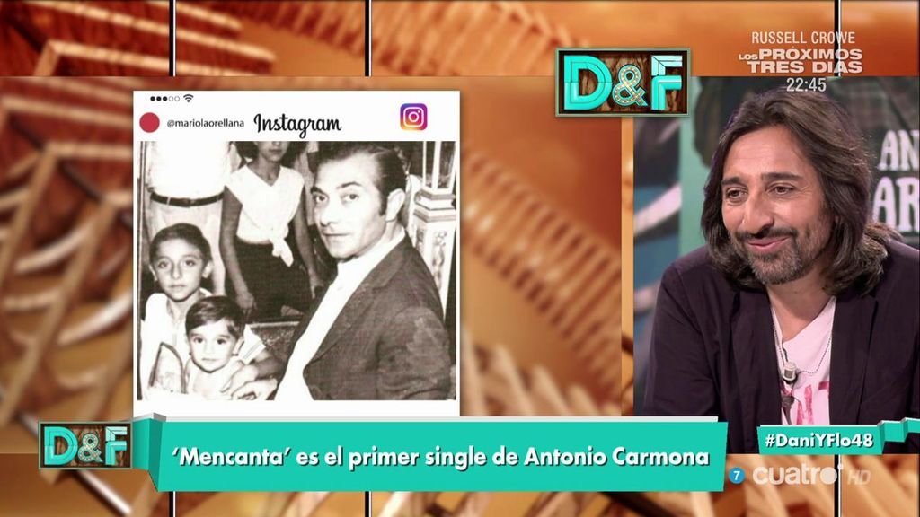 Antonio Carmona: "Mencanta' es una forma de despedir a mi padre con alegría"