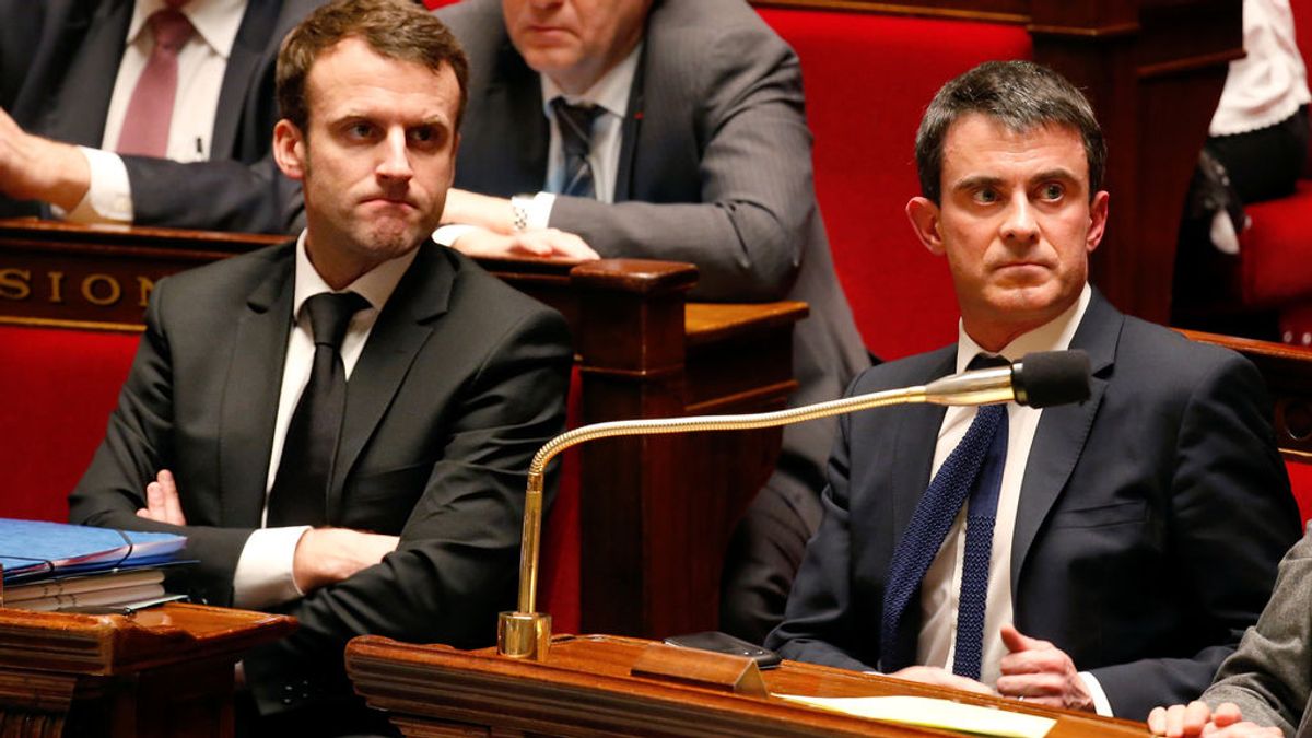 Macron y Valls