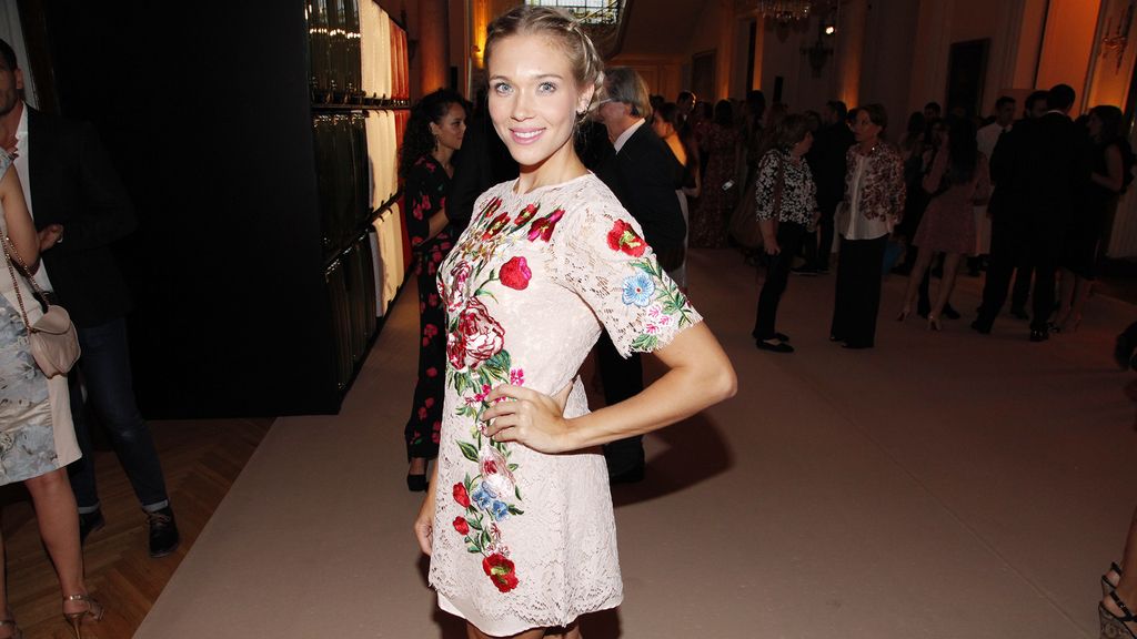 Patricia Montero lució así de bien su vestido de estampado floral