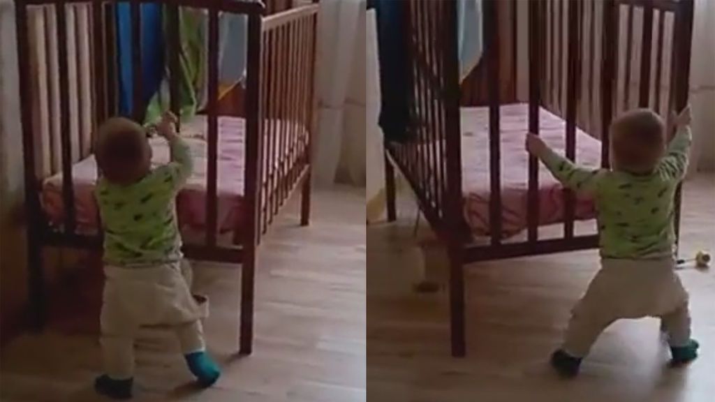 El ‘súper bebé’ ruso que consigue mover su cuna arrasa en la Red