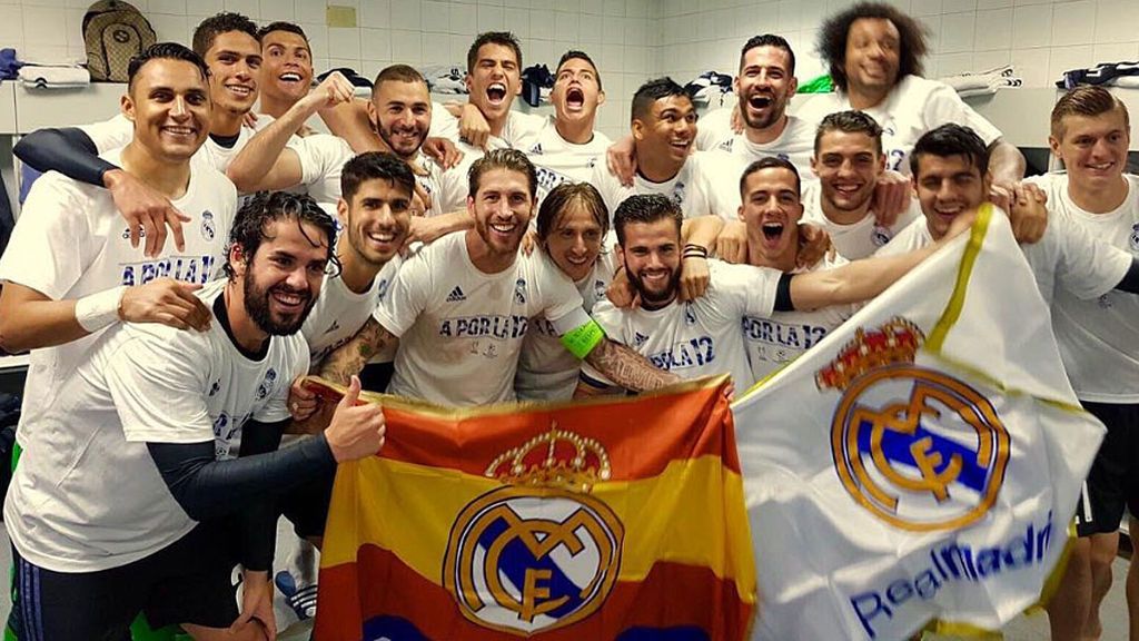 Los mensajes de los jugadores del Madrid en el Calderón tras clasificarse para la final de Champions