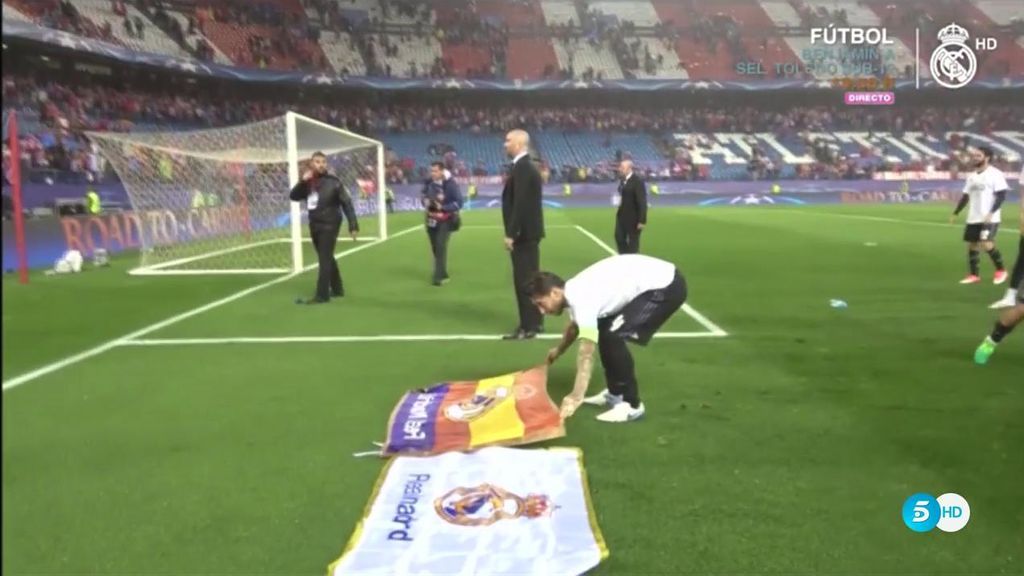 Nacho, sobre la bandera del Madrid en el Calderón: “No lo hice para ofender a nadie”